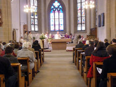 Festgottesdienst zum 50jahrigen Priesterjubiläum von Stadtpfarrer i.R. Geistlichen Rat Ulrich Trzeciok (Foto: Karl-Franz Thiede)